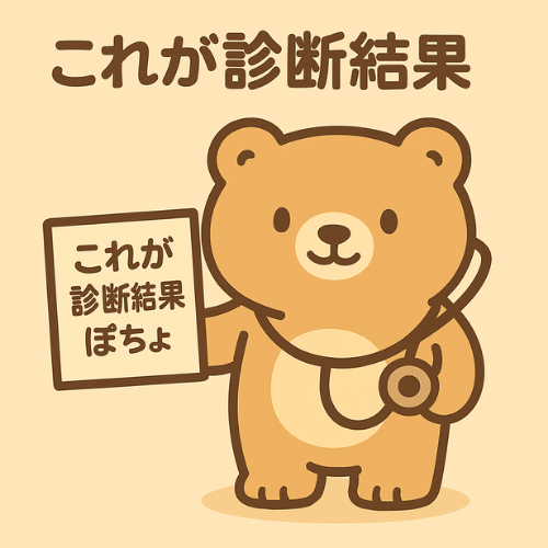 性格診断のサムネイルイラスト