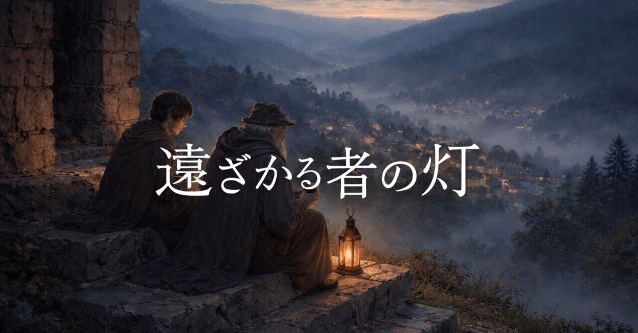 短編小説「遠ざかる者の灯」をnoteに公開