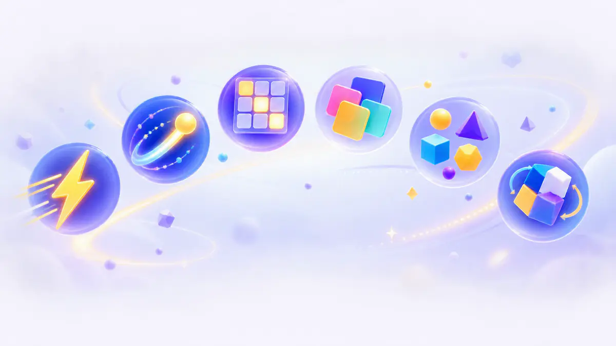 6つの測定をあらわしたイラスト