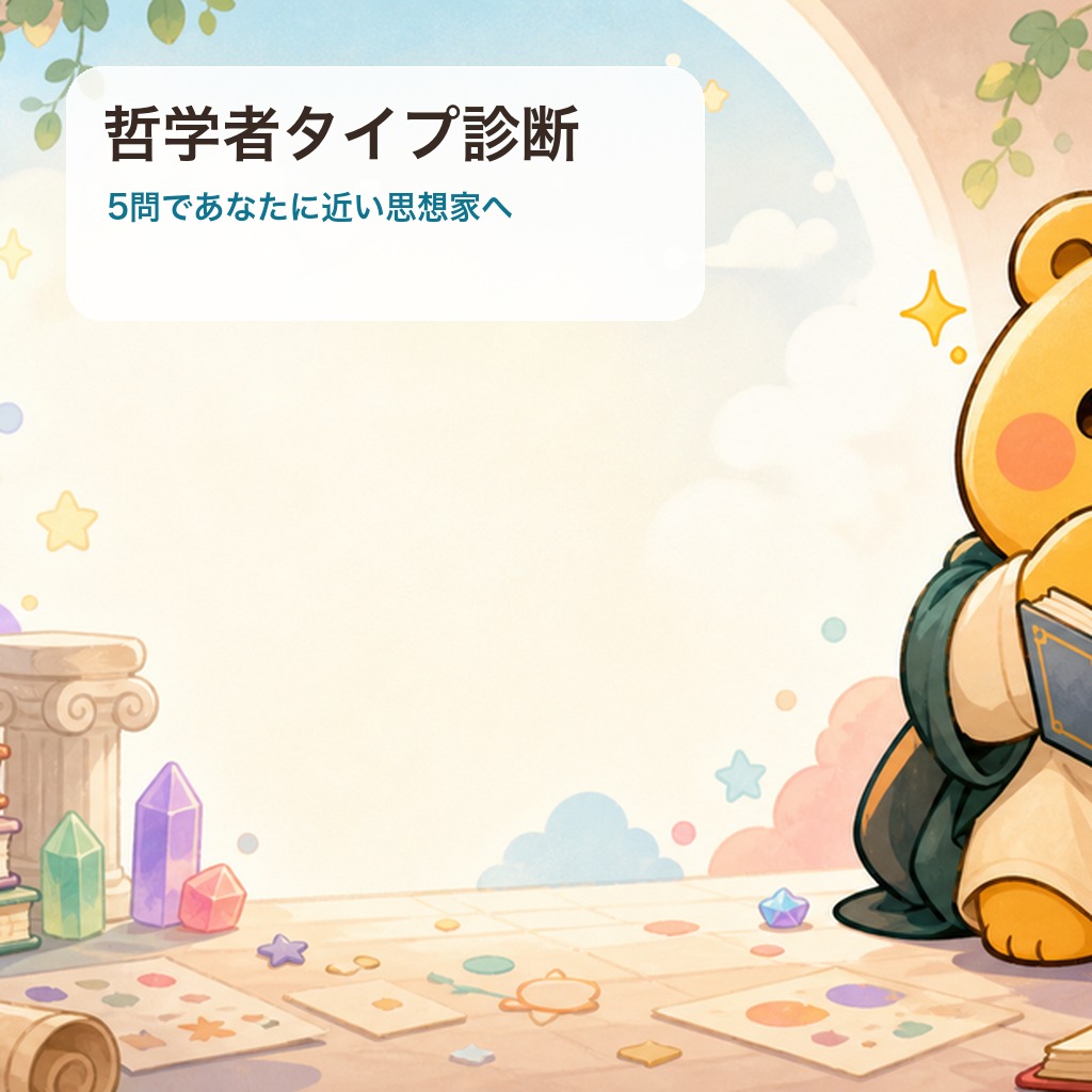 哲学者タイプ診断が登場